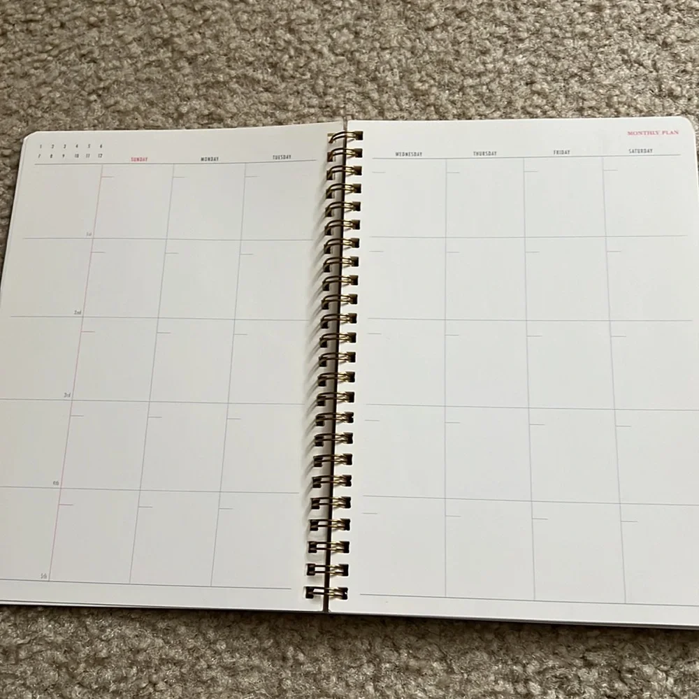 Planners set of 2 monthly/weekly